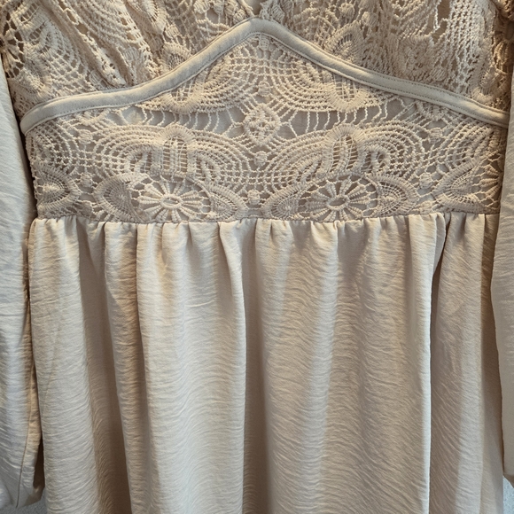 Cupshe Cream Lace Maxi Dress - Picture 7 of 16